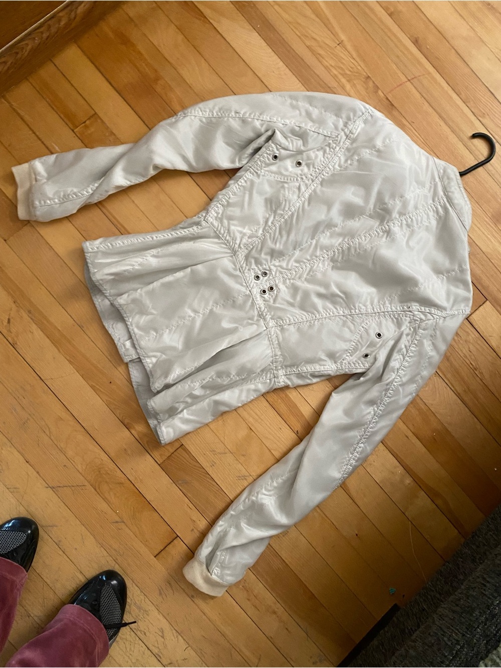 offf White women’s prada  Casual Zip-Front Jacket with mandarin collar - Picture 4 of 4